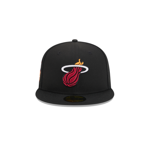 New Era Miami HEAT Side Patch Fitted Hat