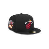 New Era Miami HEAT Side Patch Fitted Hat - 3