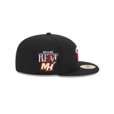 New Era Miami HEAT Side Patch Fitted Hat - 4