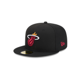 New Era Miami HEAT Side Patch Fitted Hat - 5