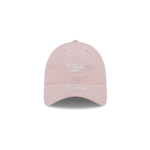 New Era Miami HEAT Pink Script Women's Hat