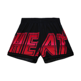 Mitchell and Ness Miami HEAT Big Face Women's Shorts - 1