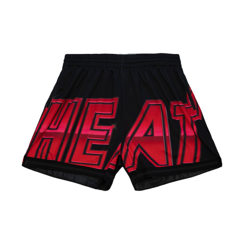 Mitchell and Ness Miami HEAT Big Face Women's Shorts