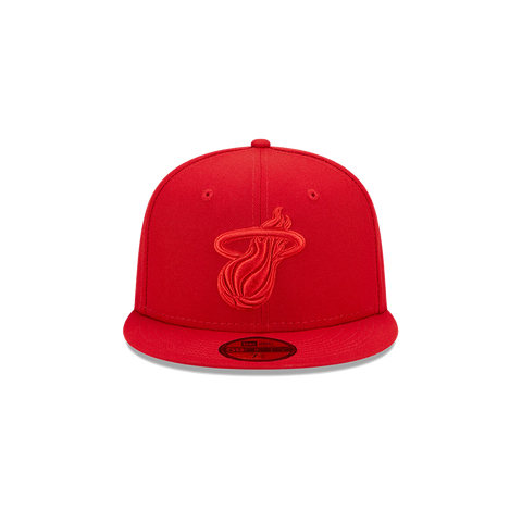New Era Miami HEAT Red Tonal Fitted Hat