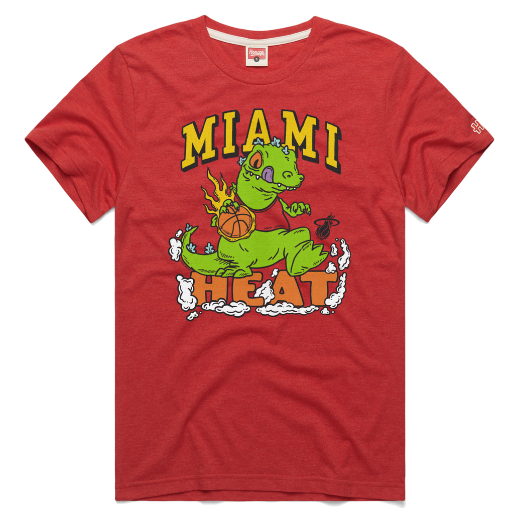 Homage Miami HEAT Rugrats Reptar Tee MENSTEE Homage    - featured image