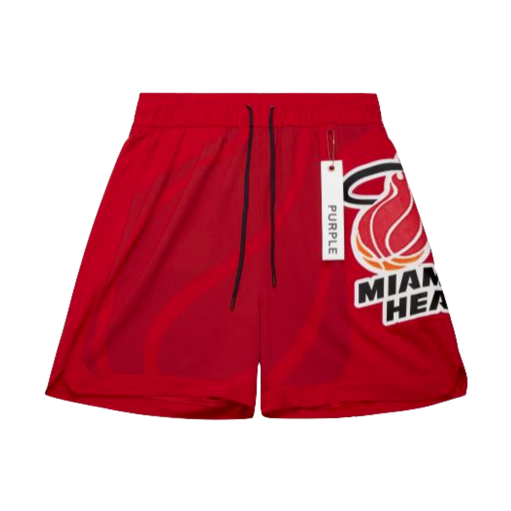 Mitchell Ness Purple Brand Shorts | Miami HEAT | Shorts