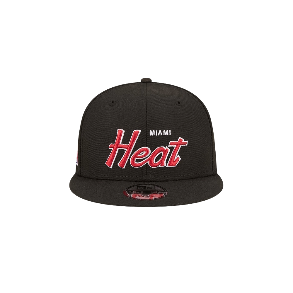 New Era Miami HEAT Retro Script Snapback Miami HEAT Hats