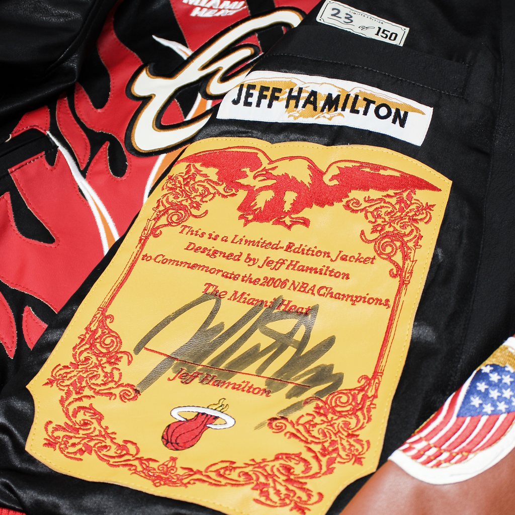 Miami HEAT x Jeff Hamilton 2006 Championship Legacy Jacket |Miami