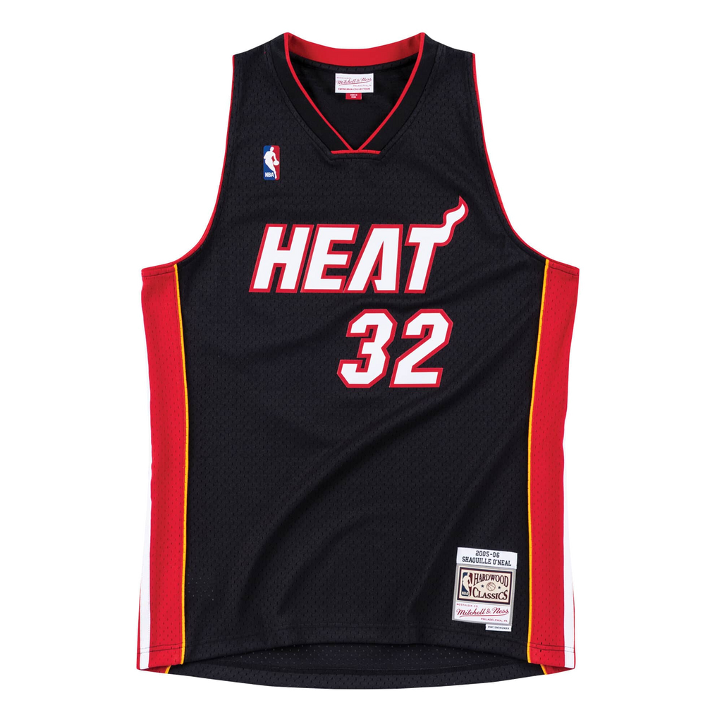 Shaquille O'Neal Mitchell and Ness Miami HEAT Swingman Jersey MENS JERSEYS MITCHELL & NESS    - featured image