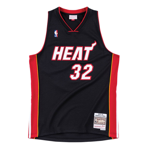 Shaquille O'Neal Mitchell and Ness Miami HEAT Swingman Jersey
