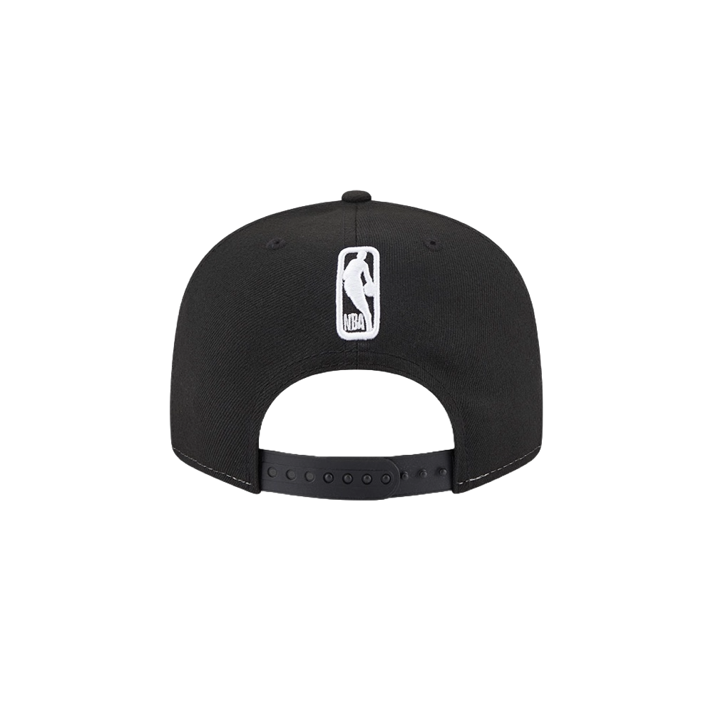 New Era Miami HEAT Black White Snapback Headwear
