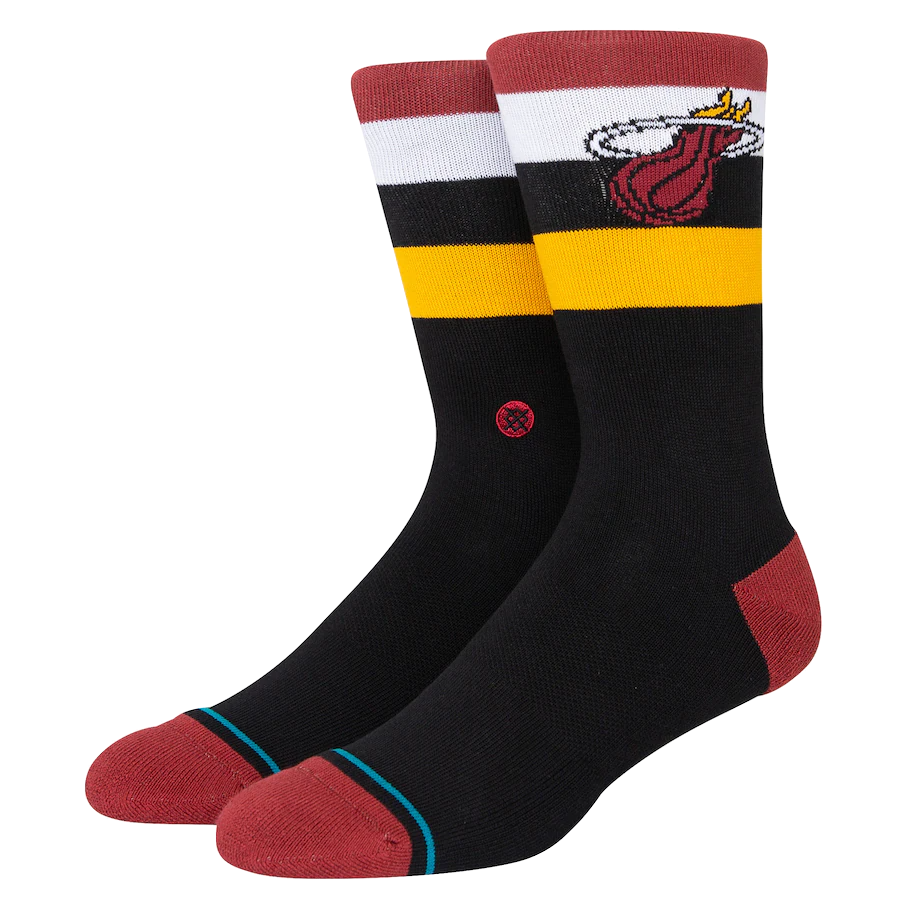 Stance Miami HEAT Striped Socks MENSFOOTWEAR STANCE    - featured image