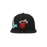 New Era Miami HEAT Stateview Fitted Hat - 1