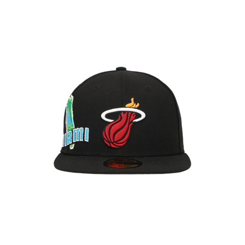 New Era Miami HEAT Stateview Fitted Hat