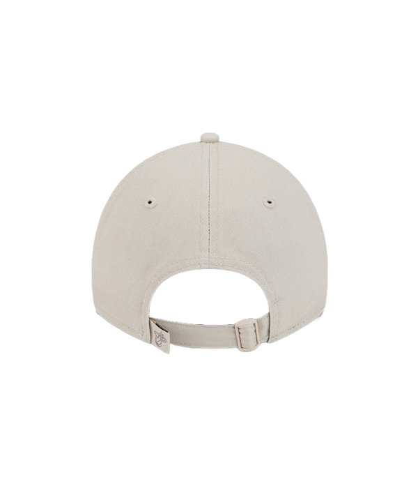 Stone color Miami HEAT dad hat with raised logo embroidery and curved brim.