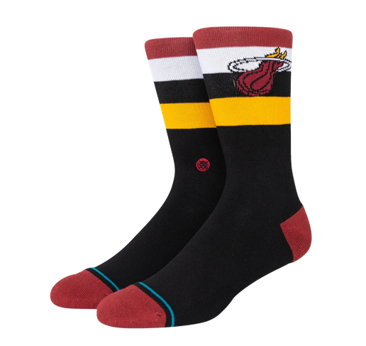 Stance Miami HEAT Striped Socks MENSFOOTWEAR STANCE    - featured image
