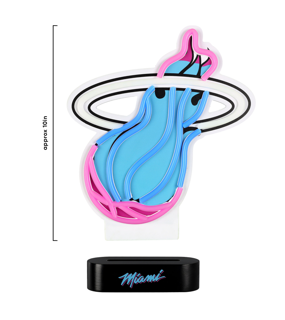 Miami HEAT Original Vice Table Top Neon Sign |Miami HEAT| Novelties