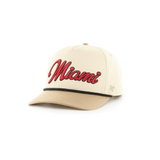 '47 Brand Miami HEAT Overhand Tan Snapback - 1