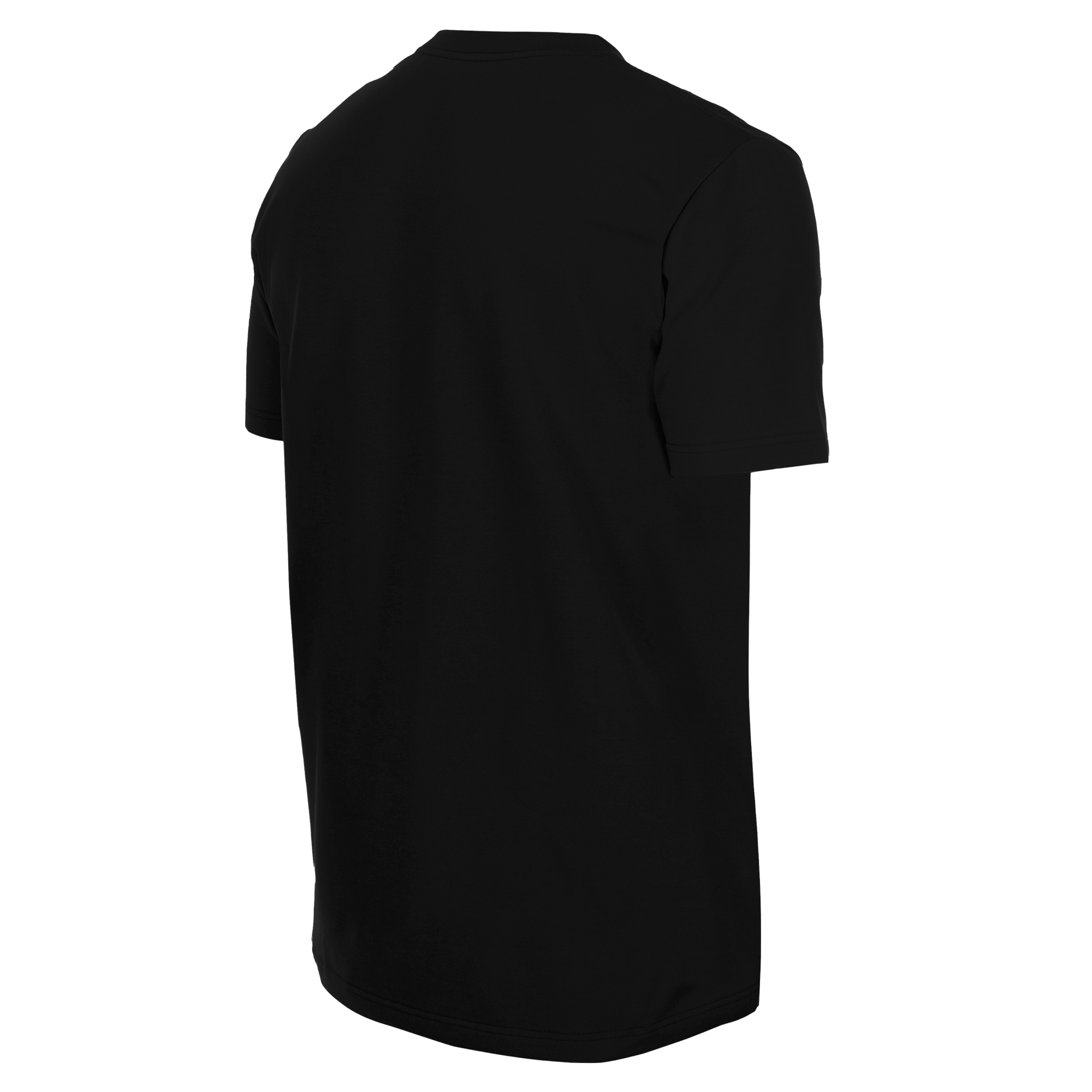 The New Era Miami HEAT Original Vice Nights Graphic Tee by New Era is a short-sleeve t-shirt in black, shown from the back at an angle against a white background. The design is simple with no visible logos or patterns.
