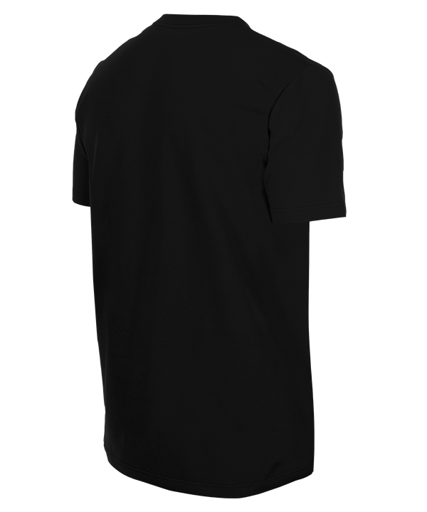 The New Era Miami HEAT Original Vice Nights Graphic Tee features a retro, colorful Miami Heat Basketball graphic with a basketball and flaming hoop logo in teal, pink, and white. Made from soft cotton. Machine wash cold.