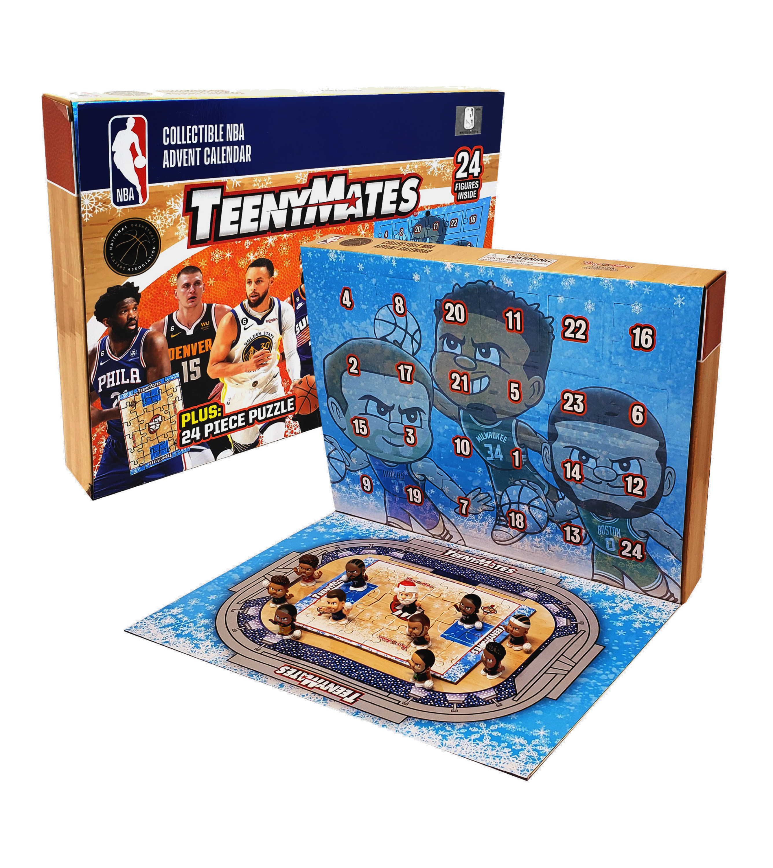 NBA Teenymates Advent Calendar | Miami HEAT | Toys