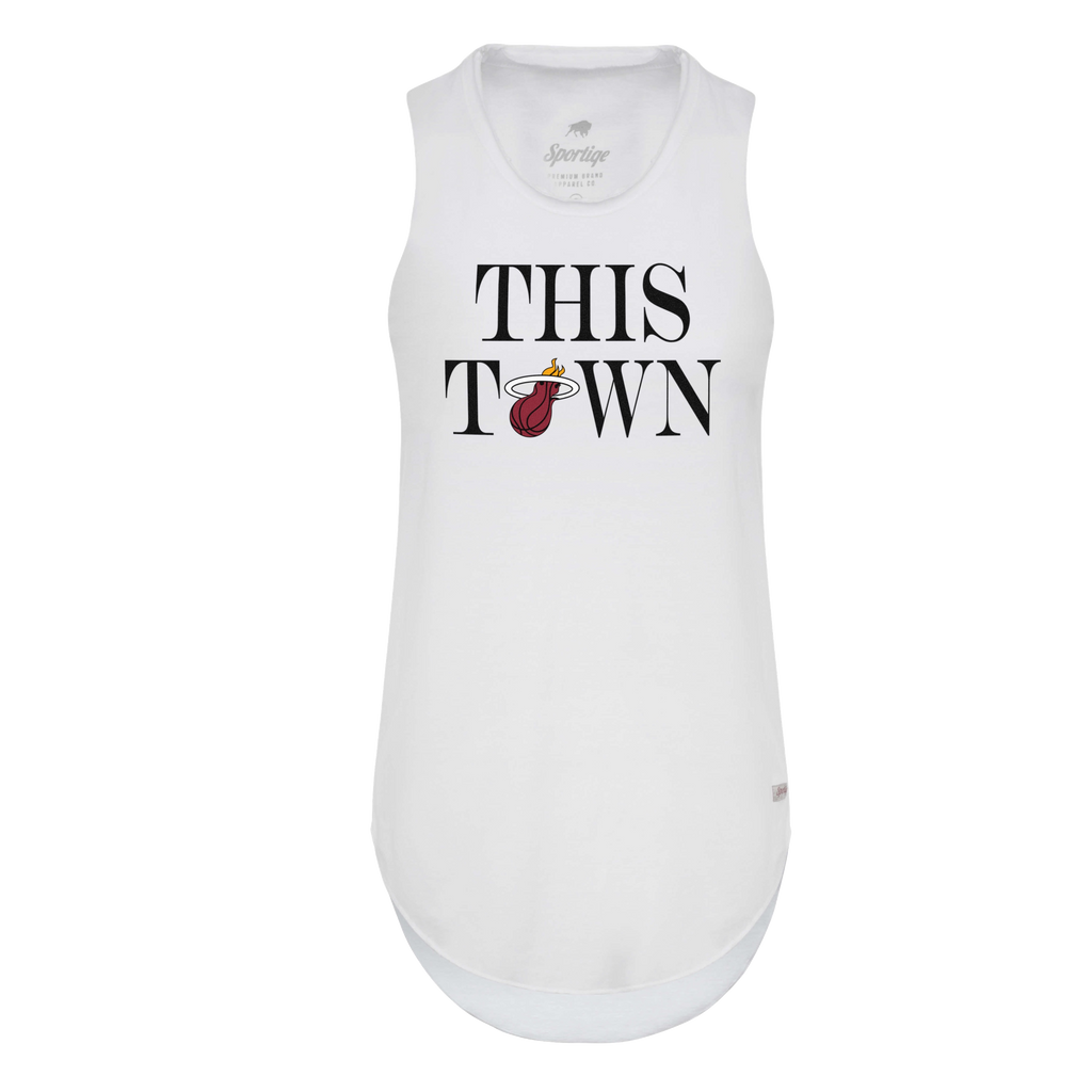 Sportiqe Miami HEAT This Town Women's Tank WOMENS TEES SPORTIQE APPAREL CO.    - featured image