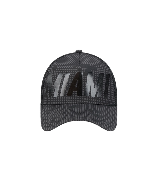 New Era Miami HEAT Tonal Text Trucker Hat Snapbacks New Era