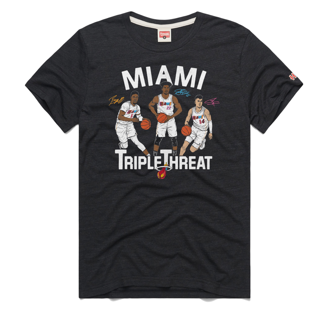 Homage Miami Mashup Vol. 2 Triple Threat Tee UNISEXTEE Homage    - featured image