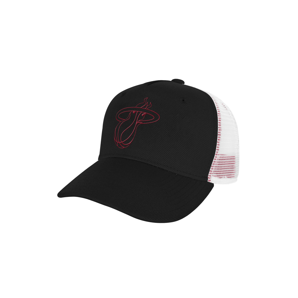 Miami HEAT Kids Snapback Trucker Hat Snapbacks Outerstuff