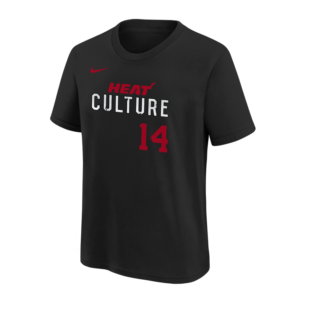 Tyler Herro Nike HEAT Culture Name & Number Youth Tee KIDSTEE OUTERSTUFF    - featured image