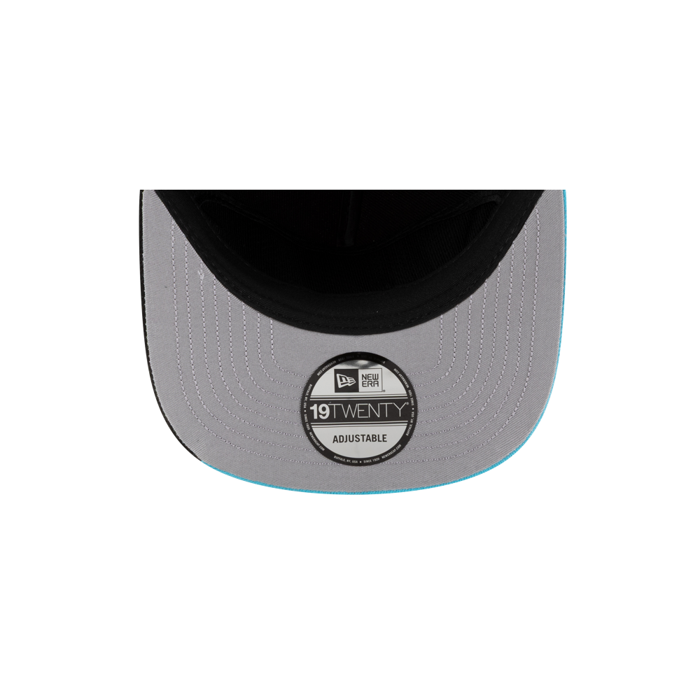 A close-up of the underside brim of the Court Culture Original Vice Nights 