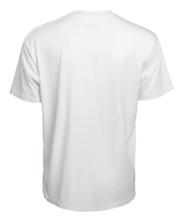 The Court Culture x Duvin Vice City Shades Tee is a white, mid-weight cotton shirt with sunglasses, pink lips, bold Vice City graphics, and MIAMI HEAT X DUVIN text near the hem.