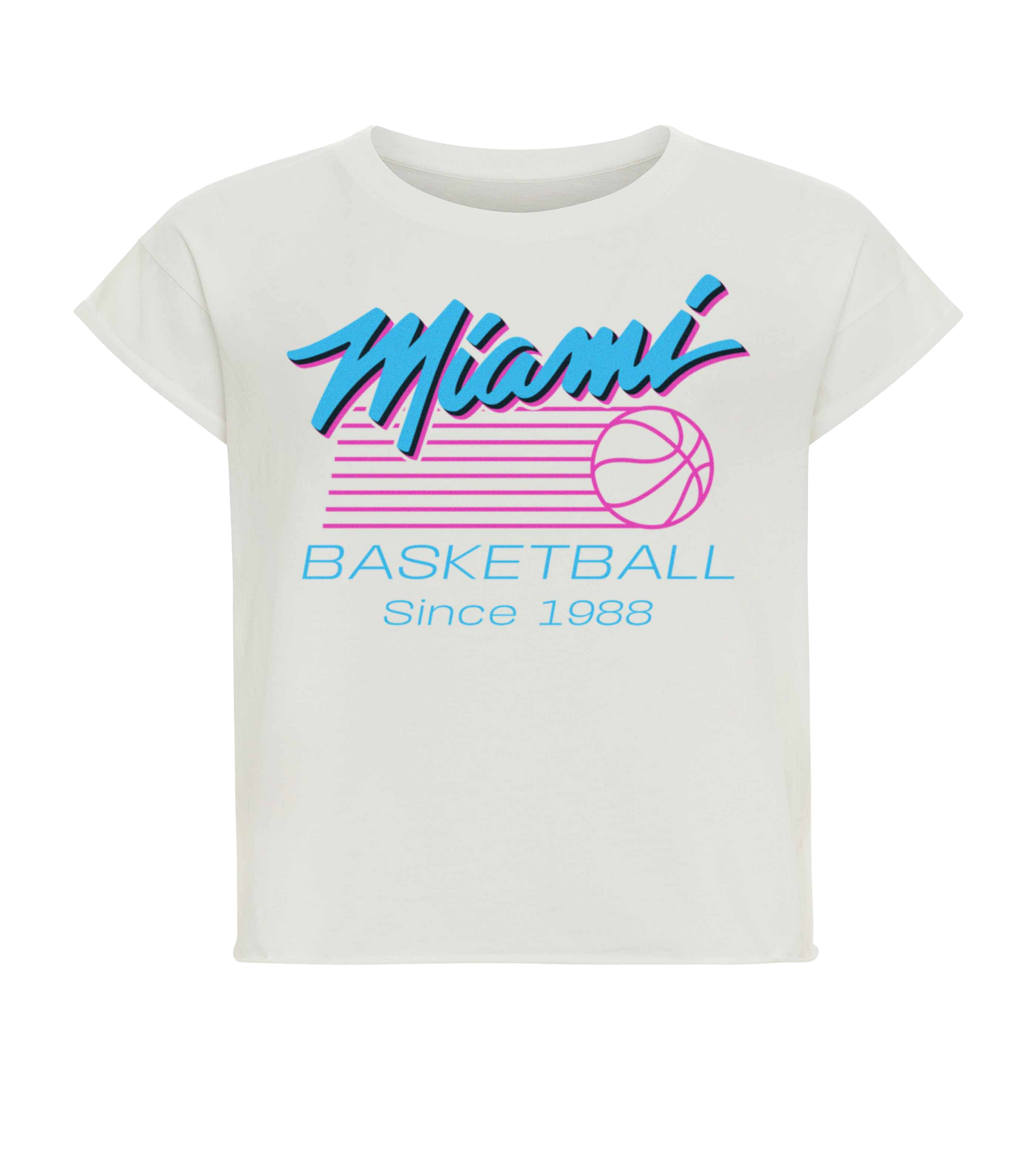 The Sportiqe Miami HEAT Original Vice Nights Alana Women's Tee features 