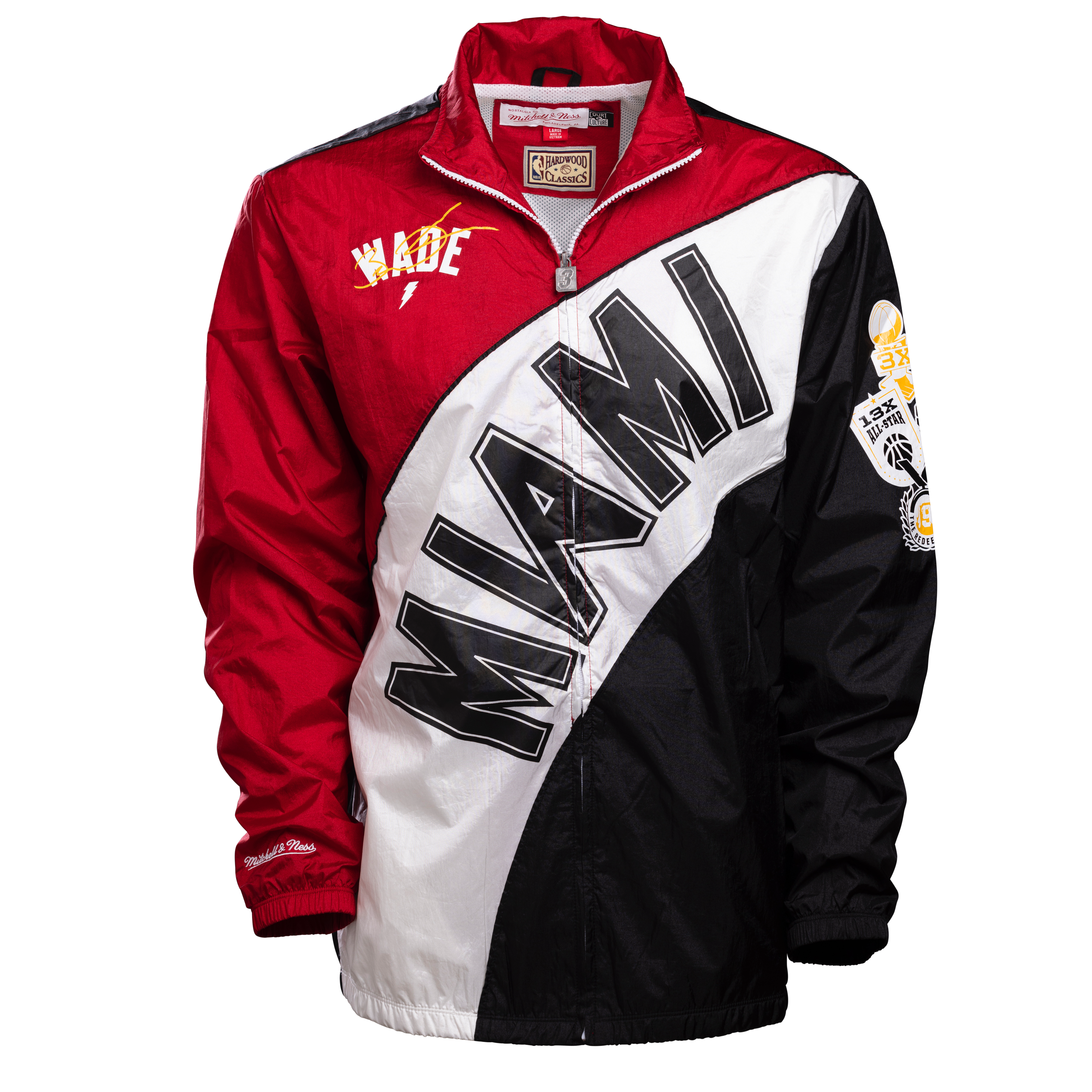 Court Culture x Mitchell and Ness Wade HOF Warm-Up Jacket – Miami HEAT Store