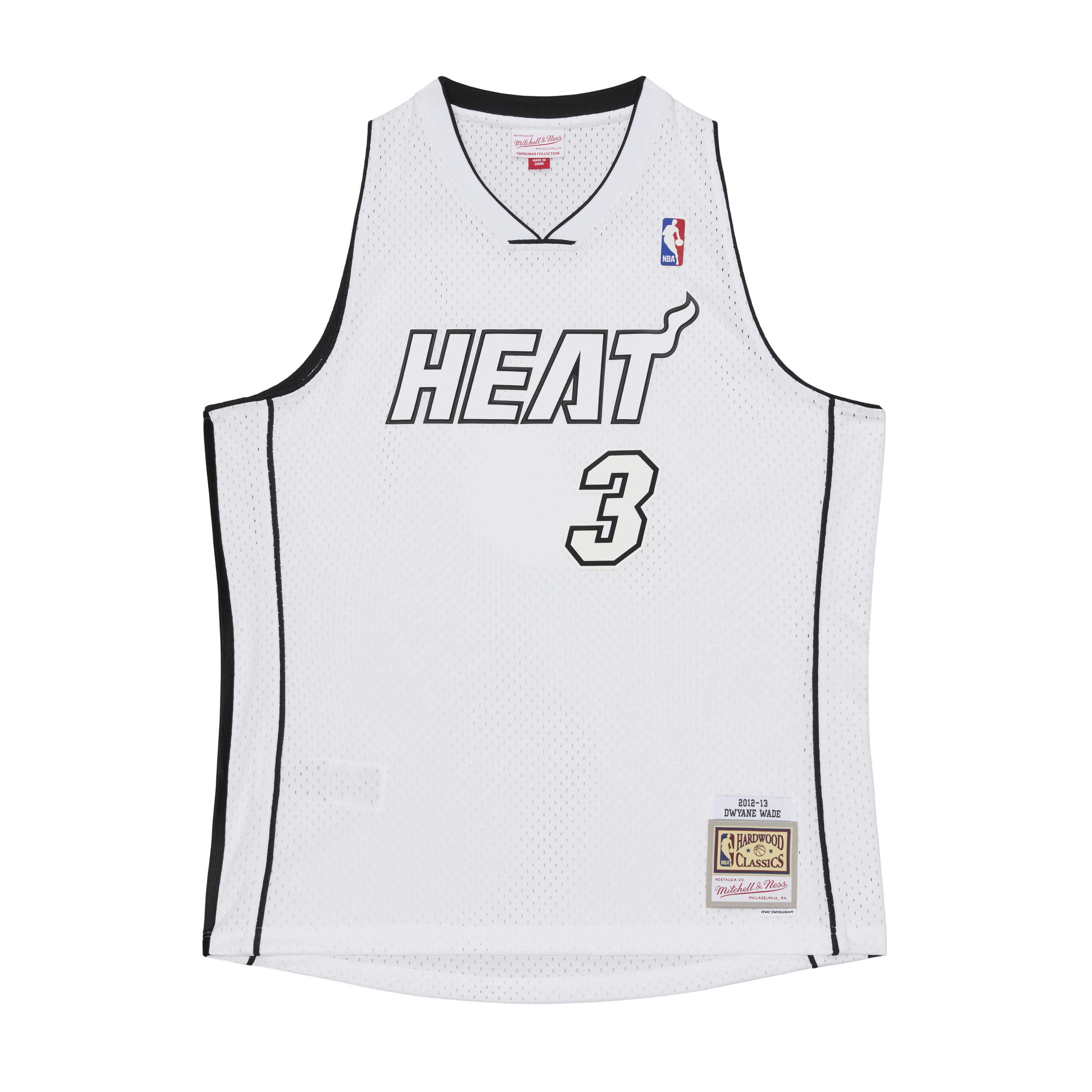 WADE ジャージー Mitchell & Ness Dwyane Wade Mitchell & Ness Miami HEAT White Hot 2012-13 Swingman