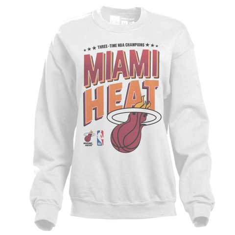 Miami Heat Women's NBA Short Sleeve Biblend Crew Neck Tee