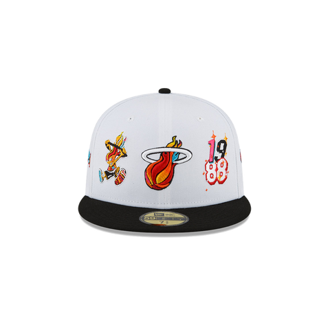 Court Culture Miami Mashup Vol. 2 Patch White Fitted Hat