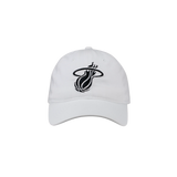 Miami HEAT Logo White Dad Hat - 1
