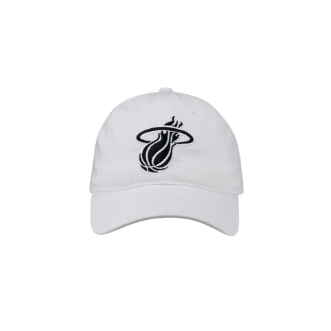 Miami HEAT Logo White Dad Hat