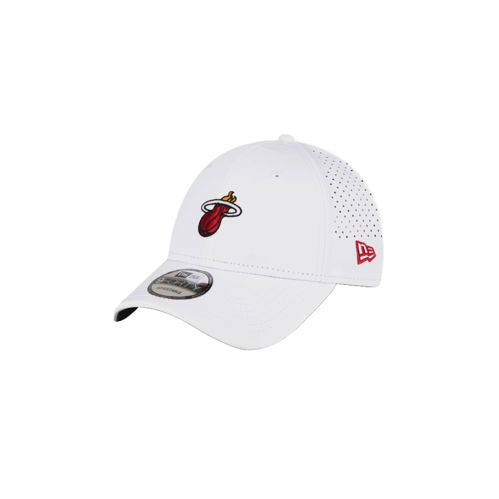 Court Culture Mesh White Logo Hat Miami Heat Hats