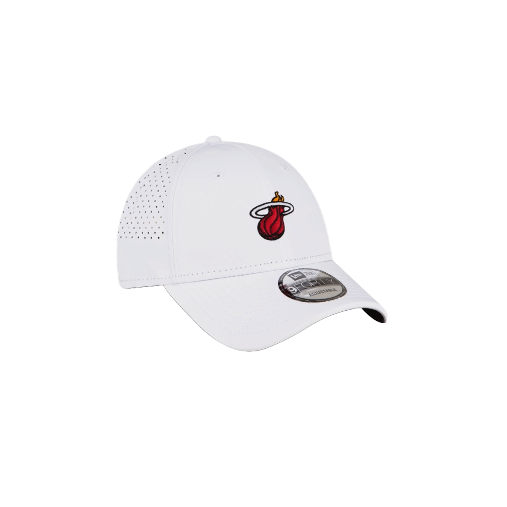 Court Culture Mesh White Logo Hat Miami Heat Hats