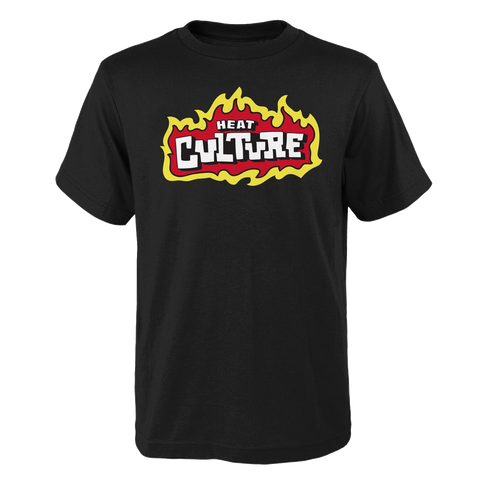 Court Culture HEAT Culture Flames Youth Tee