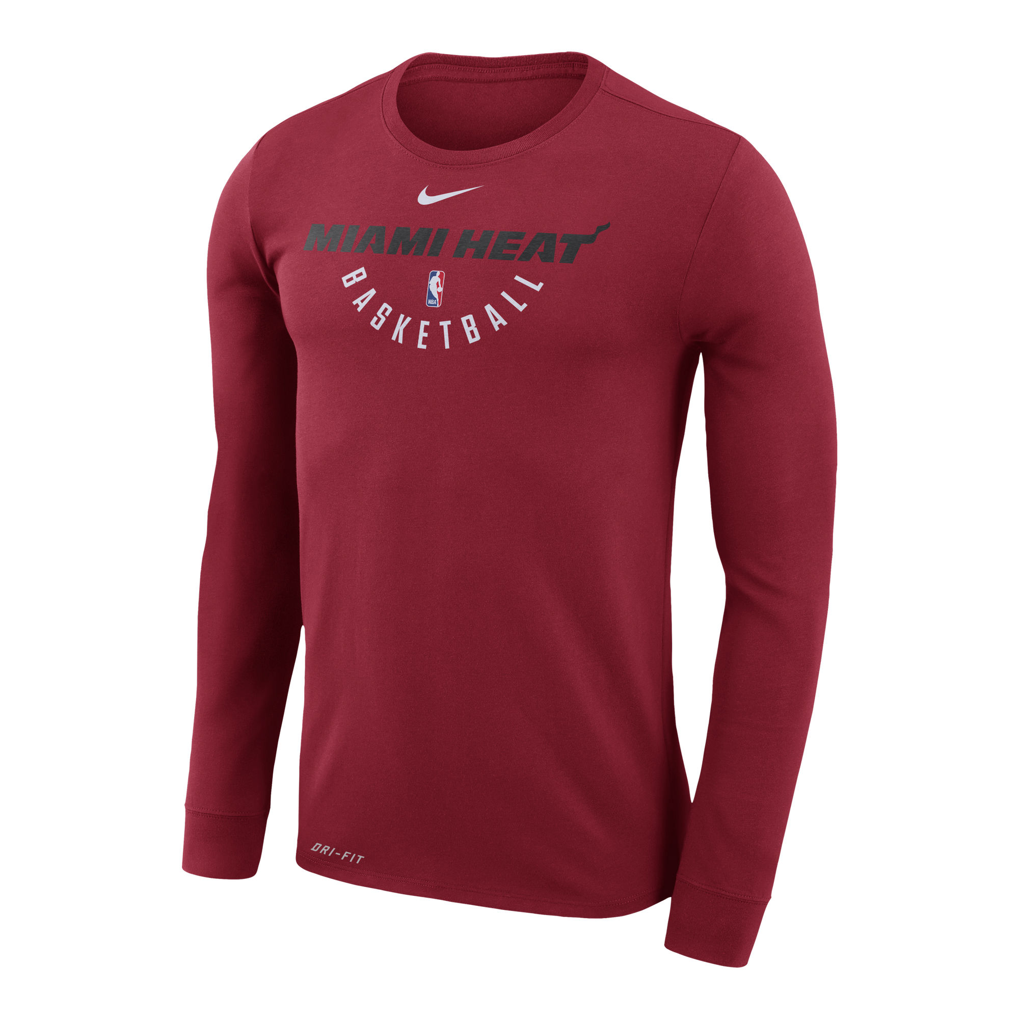 Nike Miami HEAT Youth Long Sleeve Practice Tee Youth Long Sleeve Tee Nike