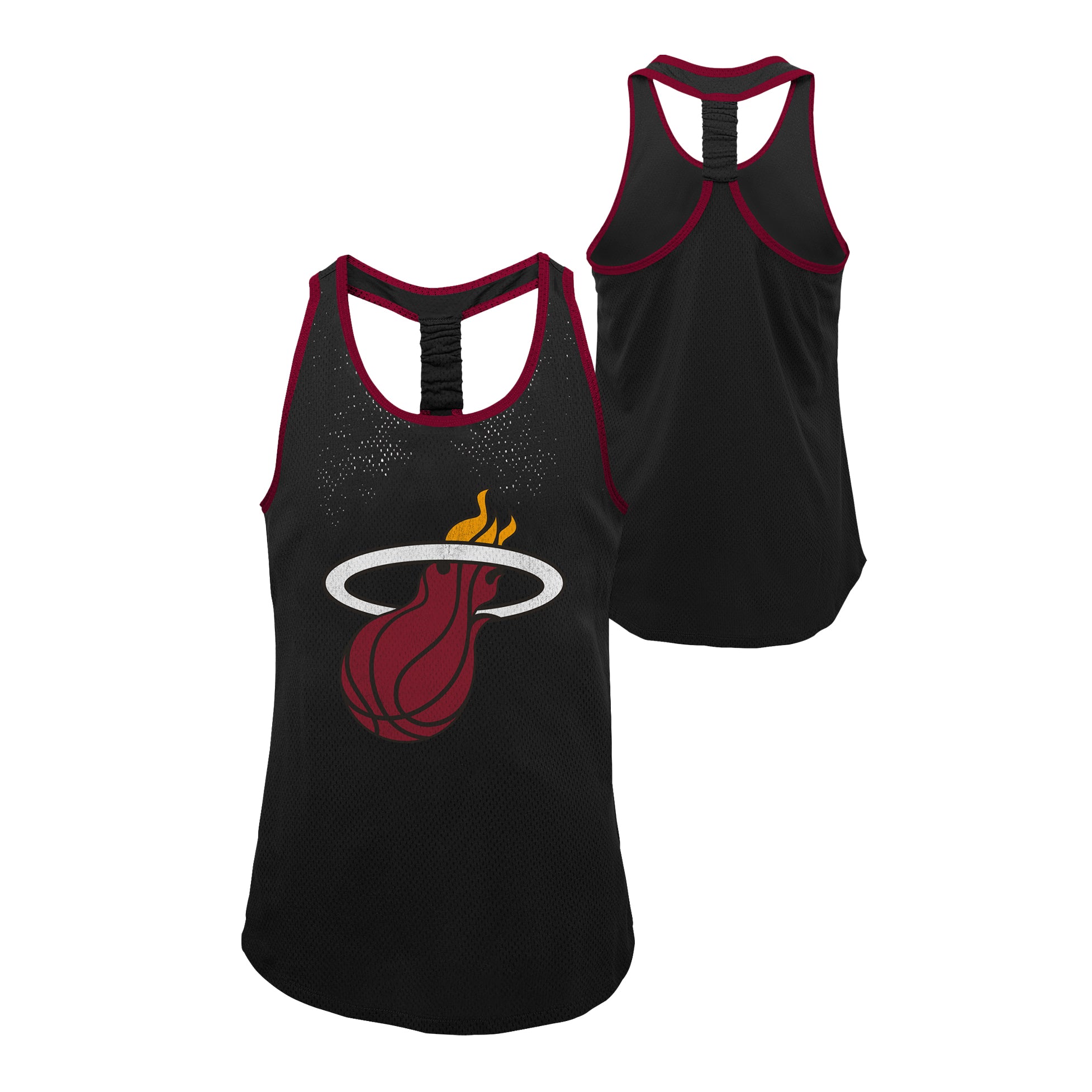 Miami HEAT Girls Fake Out Tank Girls Tee Outerstuff