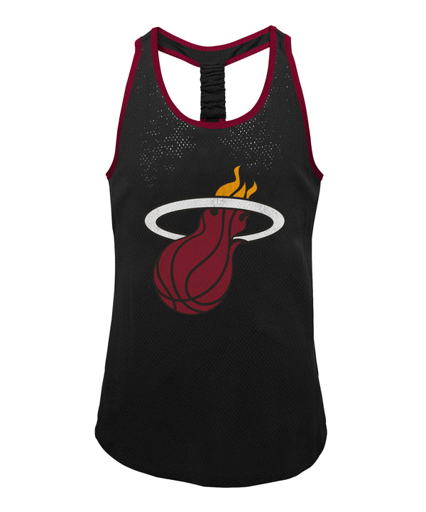 Miami HEAT Girls Fake Out Tank Girls Tee Outerstuff
