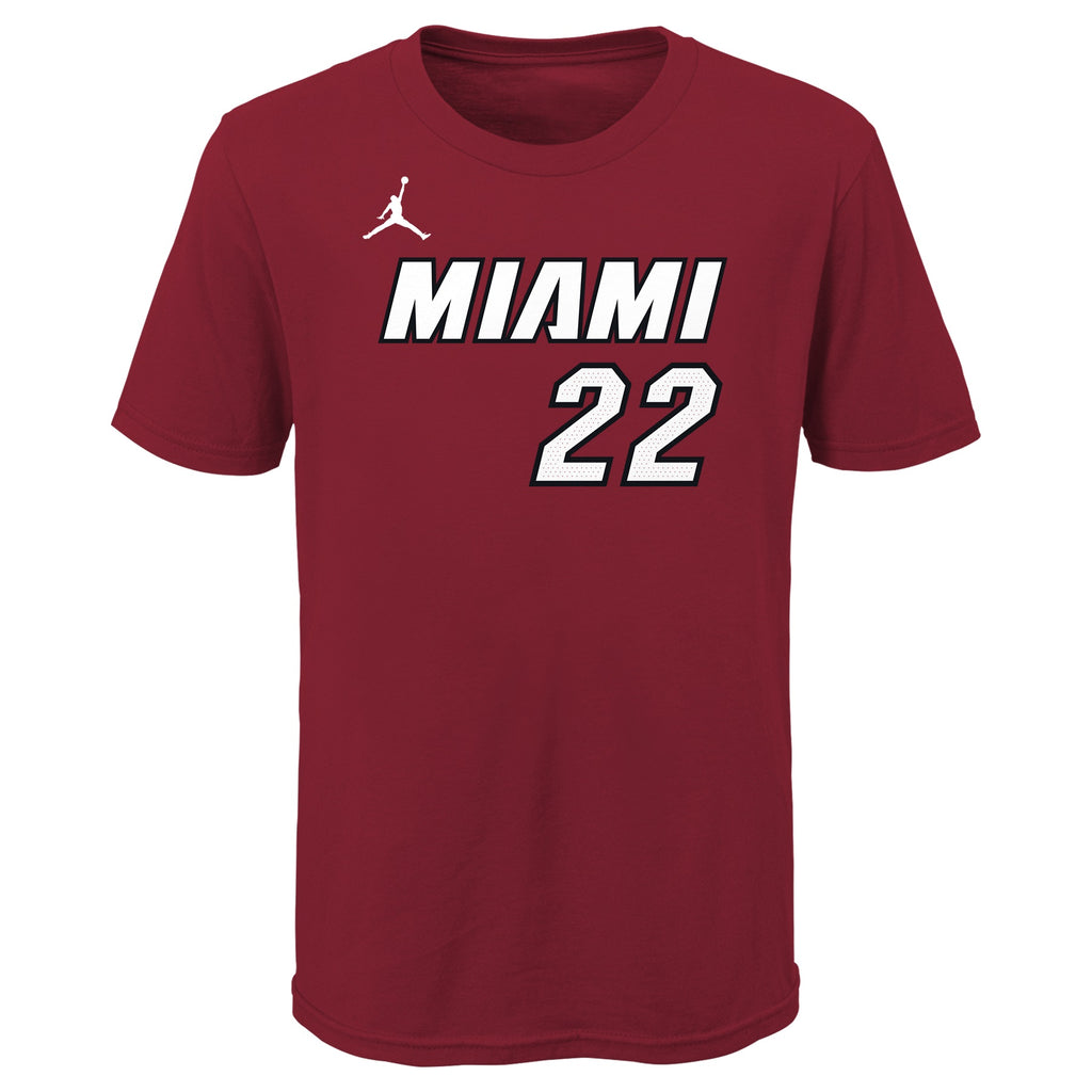 Jimmy Butler Nike Jordan Brand Statement Red Name & Number Youth Tee - featured image