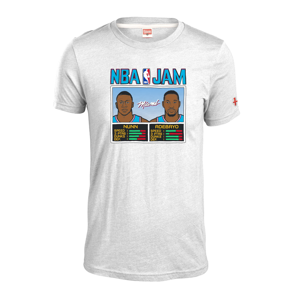 Homage Adebayo & Nunn NBA JAM ViceWave Tee Men Tees Homage    - featured image
