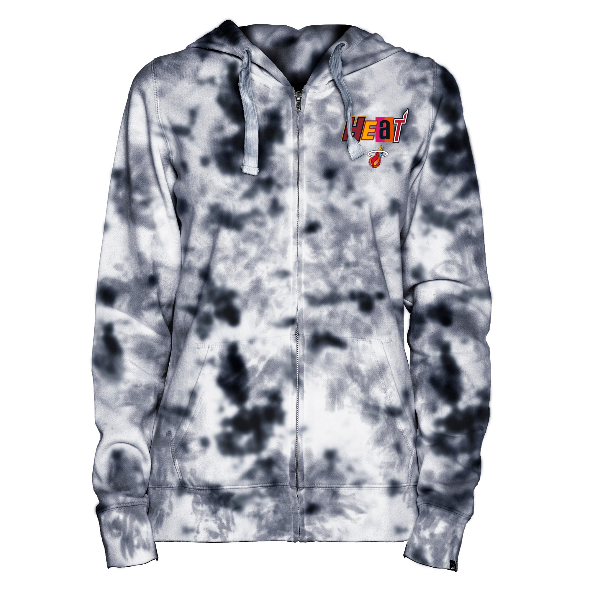 New Era Miami HEAT Mashup Tie Dye Women's Hoodie WOMENS SWEATSHIRTS 5TH AND OCEAN   
