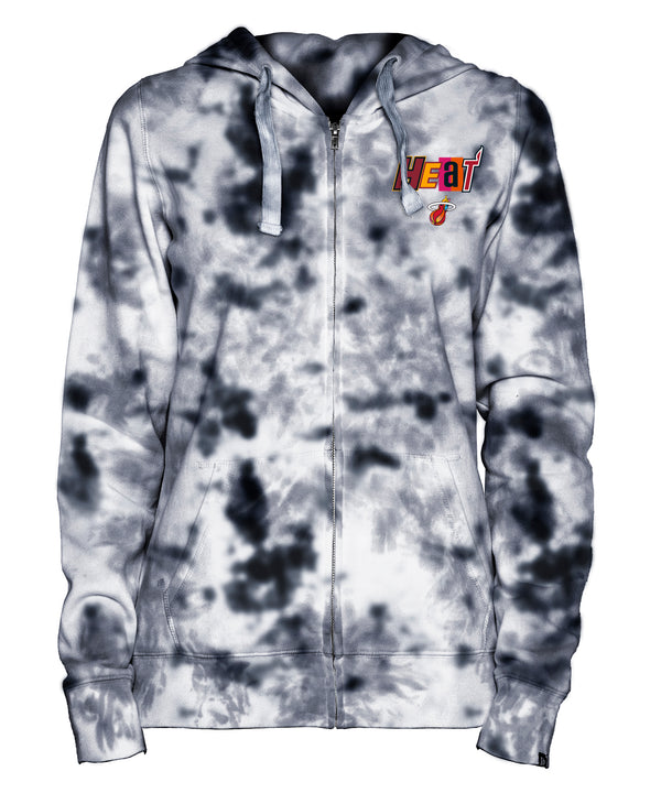 New Era Miami HEAT Mashup Tie Dye Women's Hoodie WOMENS SWEATSHIRTS 5TH AND OCEAN   