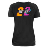 Jimmy Butler New Era Miami HEAT Mashup Name & Number Women's Tee - 2